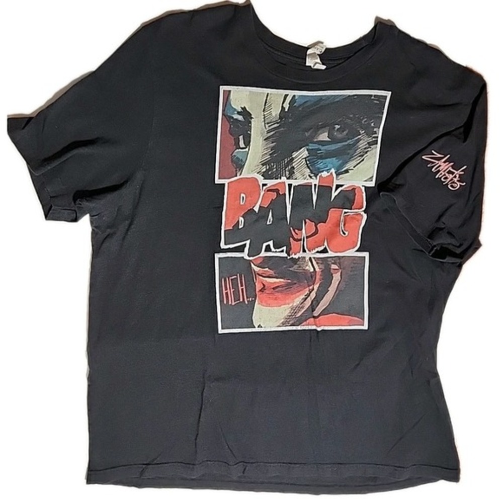 Joker‎ Comic Strip BANG TEE Shirt Batman DC Comics Mens XXL